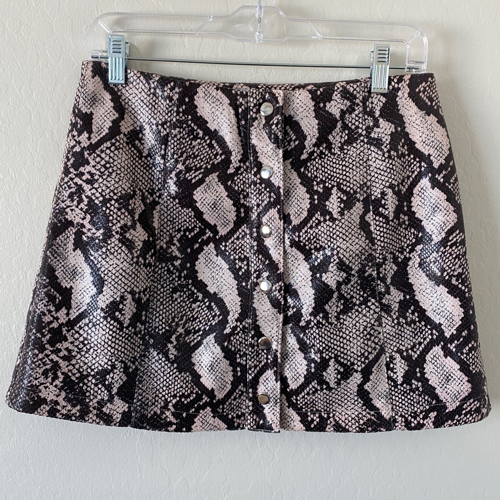Urban Outfitters Snake Print Skirt NWT